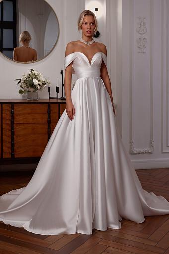 Свадебное платье цвета «айвори» #3546